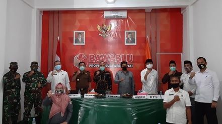 Antisipasi Pilkada Jadi Klaster Baru, Bawaslu Sulbar Ajak Stakeholder Rakor Bersama