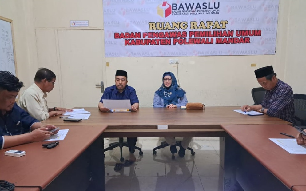 Persiapan Verifikasi Administrasi Perbaikan, Bawaslu Sulbar Lakukan Supervisi