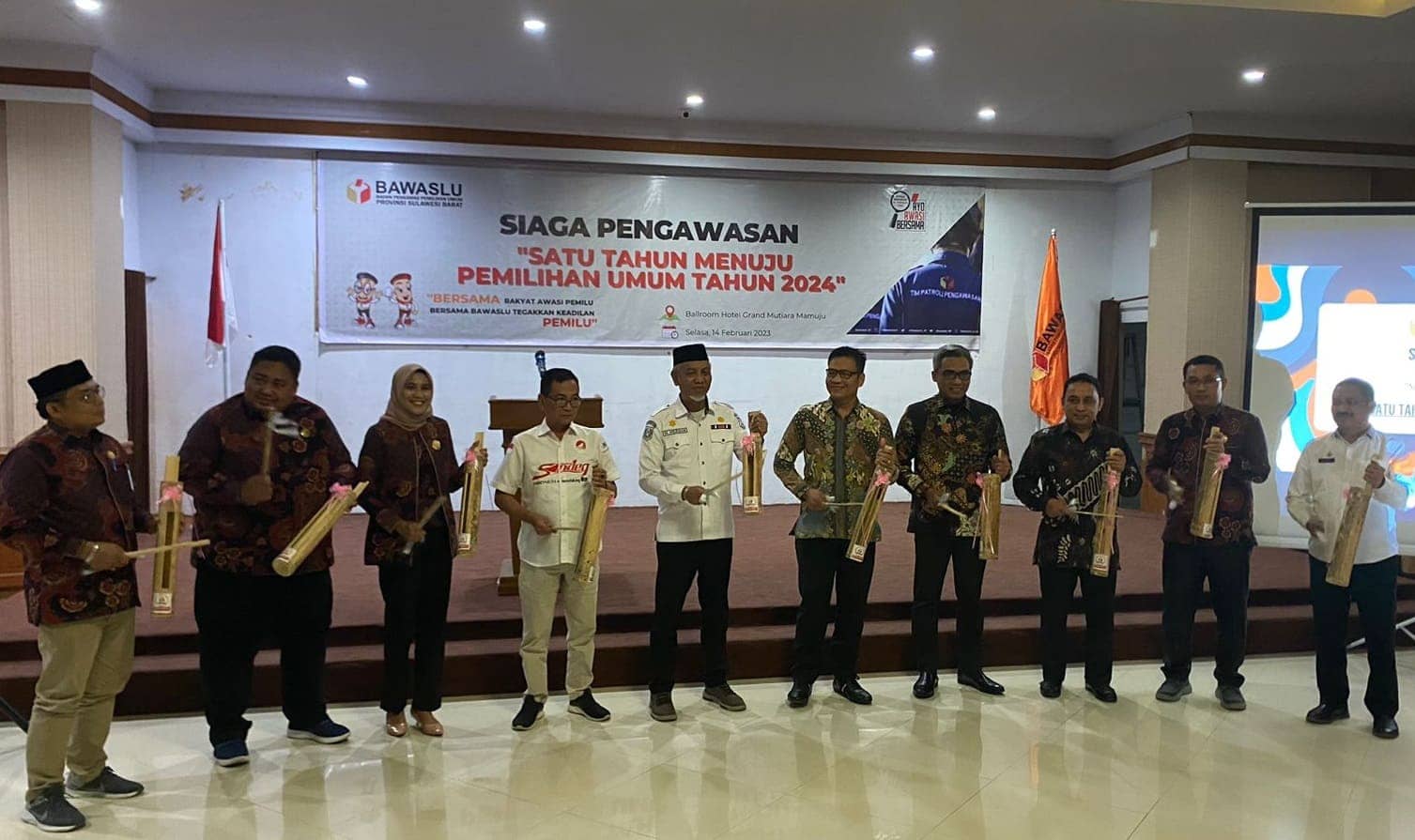 Satu Tahun Menuju Pemilu 2024, Bawaslu Sulbar Gelar Siaga Pengawasan