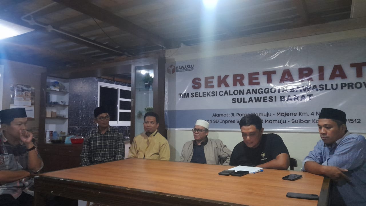 Timsel Buka Pendaftaran Calon Anggota Bawaslu Sulbar