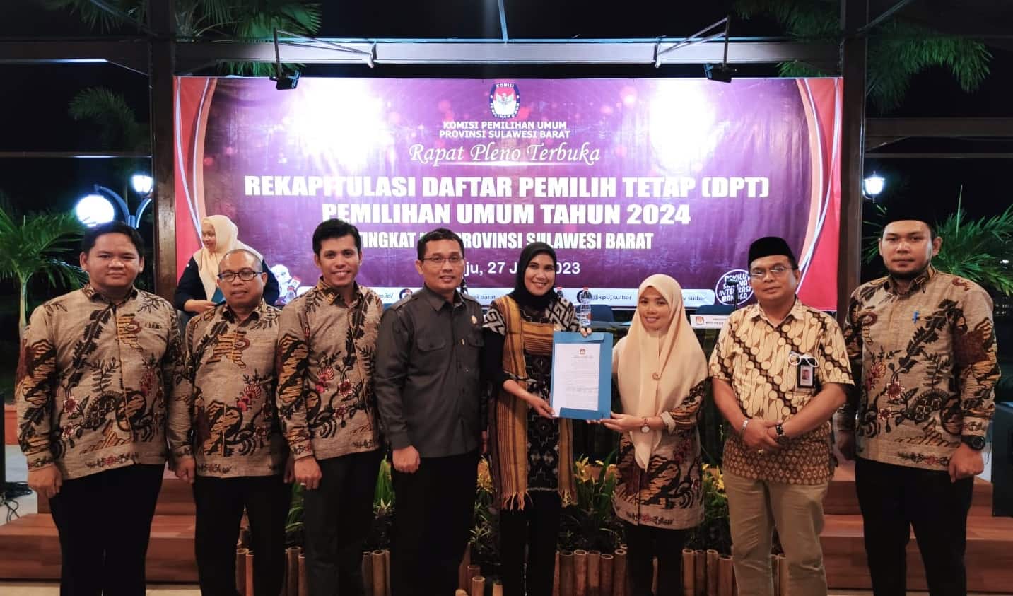 Polemik Rakapitulasi DPT Tingkat Provinsi, Bawaslu Sulbar Sampaikan Rekomendasi