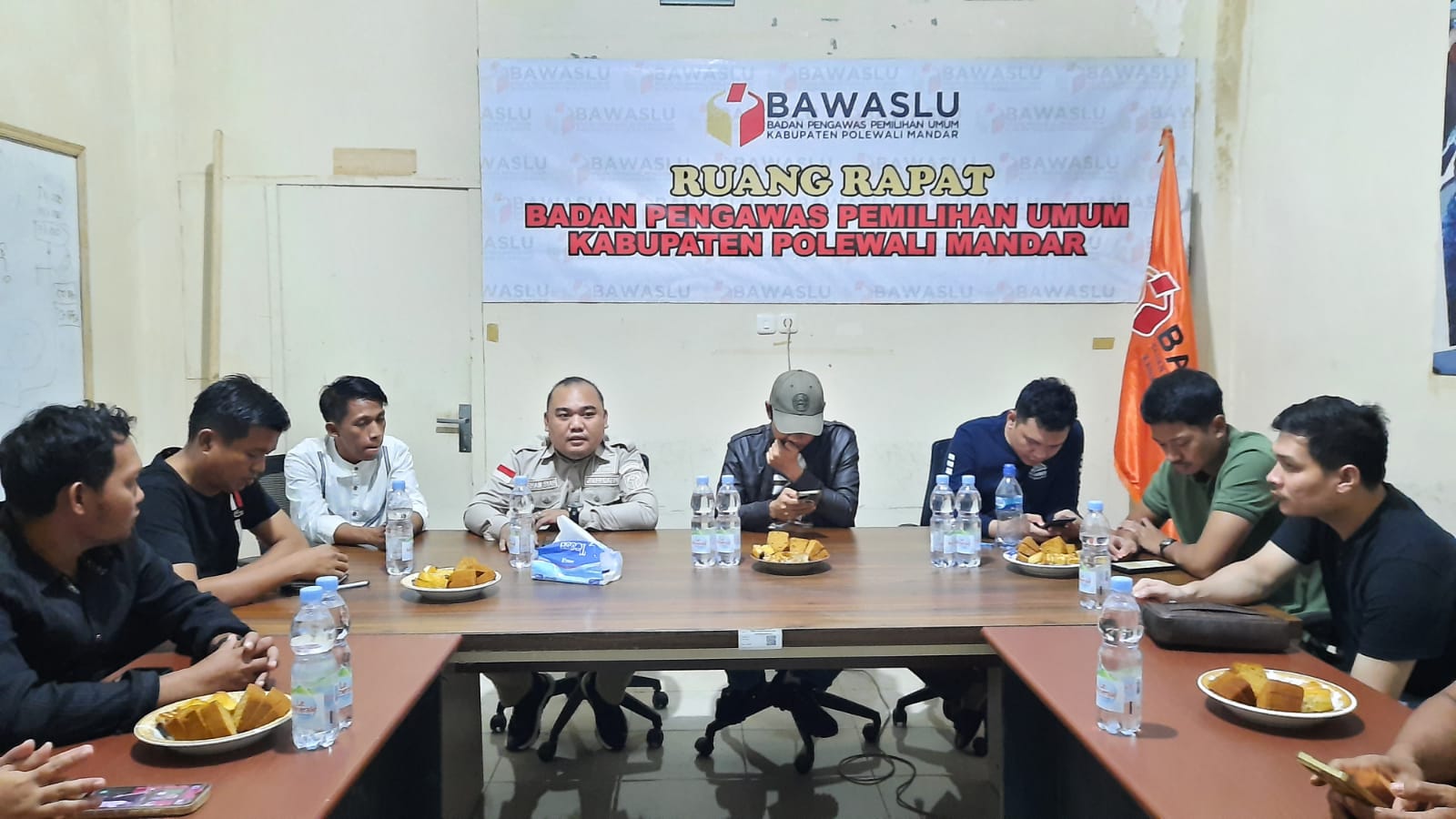 Kunjungi Bawaslu Polman, Arham Pastikan Proses Penanganan Pelanggaran Sesuai Aturan Yang Ada