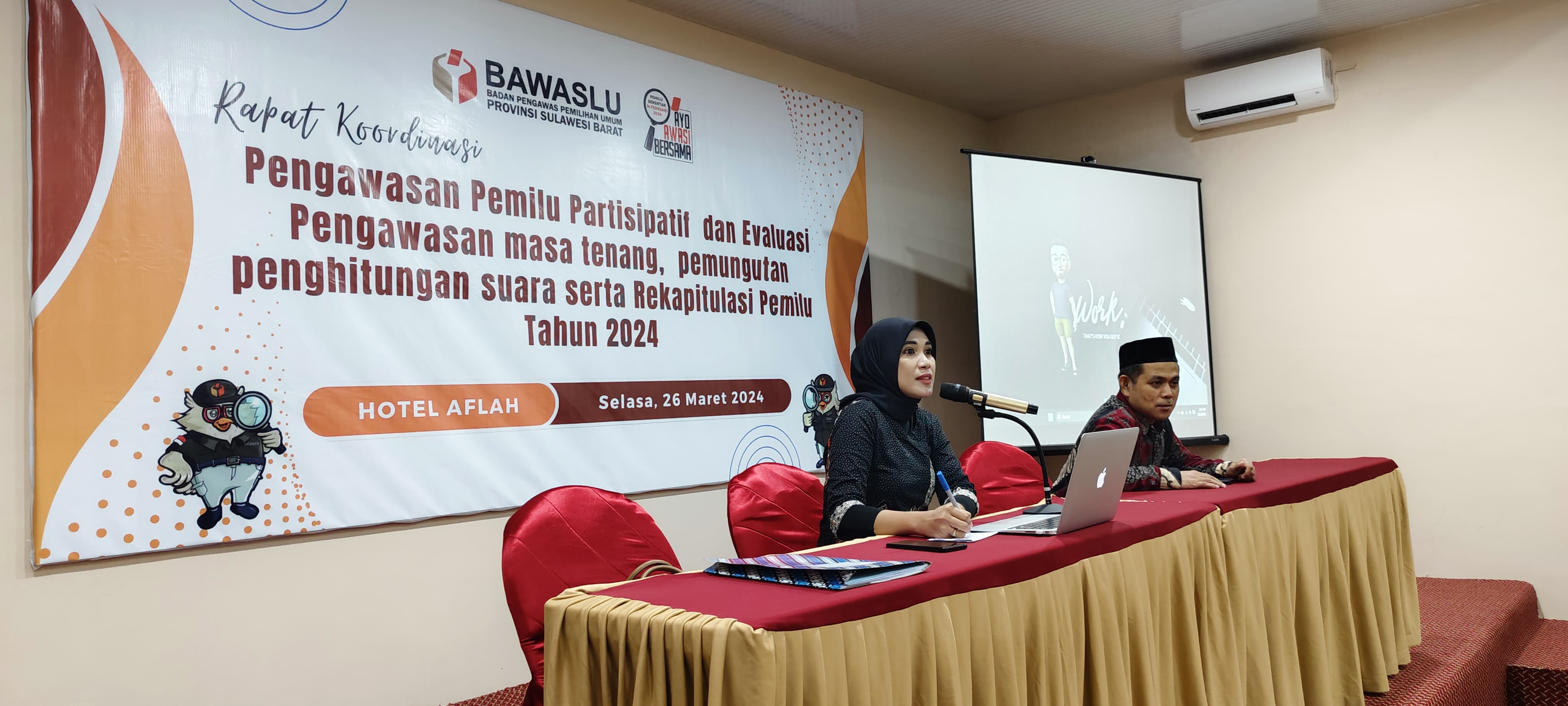 Bawaslu Sulbar Gelar Rakor Evaluasi Tahapan Pemilu 2024