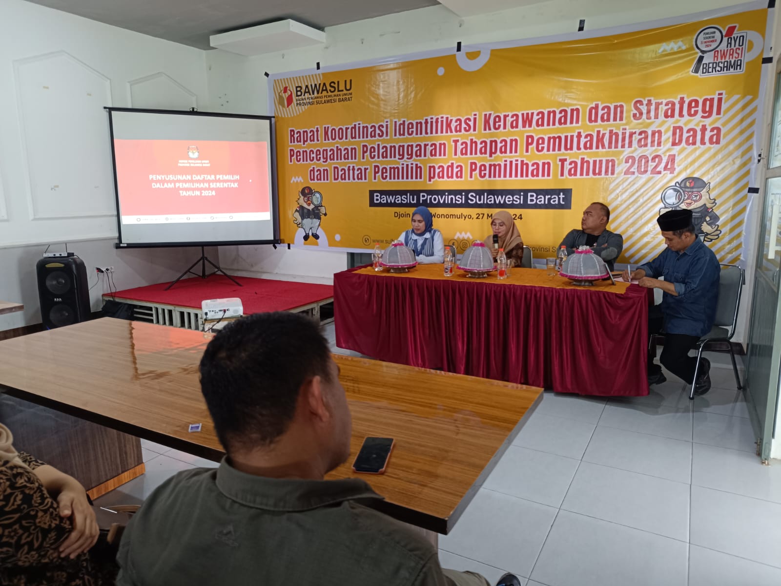 Bawaslu Sulbar Gelar Rapat Koordinasi Untuk Pencegahan Pelanggaran Pemutakhiran Data Pemilihan 2024