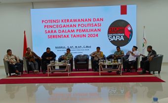 Ketua Bawaslu Sulbar Tekankan Netralitas ASN dan Pencegahan Isu SARA dalam Rapat Koordinasi Forkopimda