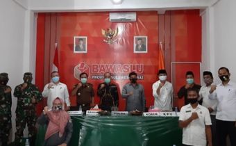 Antisipasi Pilkada Jadi Klaster Baru, Bawaslu Sulbar Ajak Stakeholder Rakor Bersama
