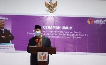 Bawakan Ceramah Umum, Muhammad Ingatkan Penyelenggara Pemilu Agar Menjaga Kehormatannya