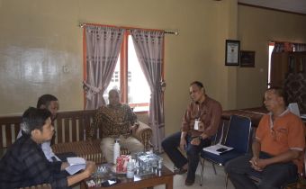 Kunjungi KPU Polman, Sulfan Ingatkan Agar Terus Berkoordinasi Dengan Pihak Terkait