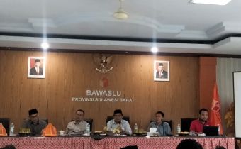 Persiapan Tes Tertulis Calon Anggota Panwaslu Kecamatan, Bawaslu Sulbar Gelar Rapat Koordinasi