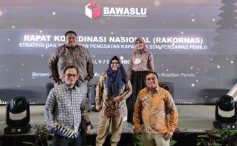 Pimpinan Bawaslu Sulbar Hadiri Rakornas SDM Pengawas Pemilu, Bahas Strategi Kebijakan Pengawas Pemilu