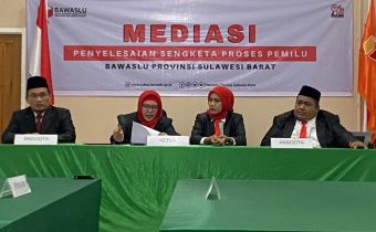 Mediasi Sengketa Proses Pencalonan DPD, Bawaslu Sulbar Sampaikan Kesepakatan Para Pihak