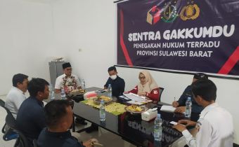 Antisipasi TPP, Sentra Gakkumdu Sulbar Gelar Rapat Koordinasi