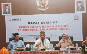 Gelar Evaluasi Perekrutan Pengawas Ad hoc, Bawaslu Sulbar Gandeng TePI Indonesia