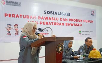 Bawaslu Sulbar Gelar Sosialisasi Perbawaslu dan Produk Hukum Non-Perbawaslu