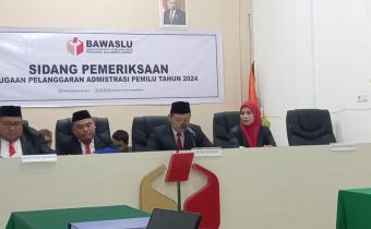 Bawaslu Sulbar Gelar Sidang Pemeriksaan Dugaan Pelanggaran Administrasi Pemilu Tahun 2024