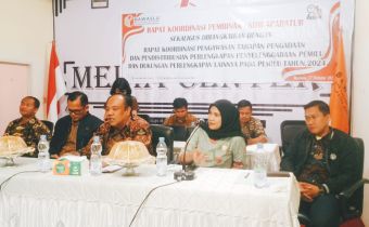 Rakor Bawaslu Sulawesi Barat Siap Awasi Tahapan Pengadaan dan Pendistribusian Logistik Pemilu 2024