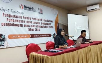 Bawaslu Sulbar Gelar Rakor Evaluasi Tahapan Pemilu 2024