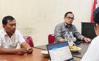 Kunjungi Bawaslu Polman: Kasek Bawaslu Sulbar Minta Hati-hati Gunakan Dana Pilkada