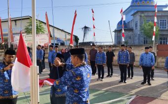 Bawaslu Sulbar Gelar Upacara HUT RI ke -79 Dengan Khitmat