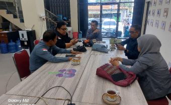 Kordiv PP Datin Bawaslu Sulbar kunjungi Bawaslu Polman, Kawal Tindak Lanjut Netralitas ASN