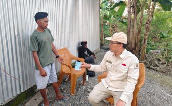 Memastikan Daftar Pemilih Akurat, Ketua Bawaslu Sulbar Melakukan Monitoring Di Wilayah Perbatasan Kabupaten Dengan Kabupaten Mamuju Tengah