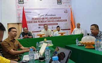 Bawaslu Sulbar Gelar Rakor Persiapan Pelaksanaan Kegiatan Penguatan Kelembagaan