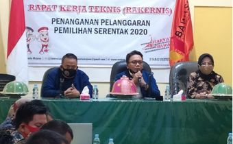 Tingkatkan Kapasitas Panwas Kecamatan, Bawaslu Majene Gelar Rakernis Penanganan Pelanggaran